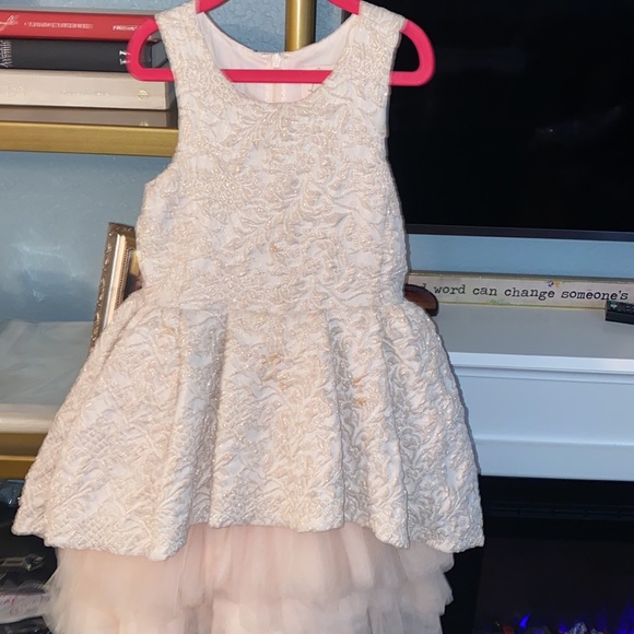 Luna Luna dress size 8 pink with gold and tulle - Picture 2 of 8